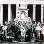 Peter Twohy in Rome, Italy when studying architecture for a year abroad